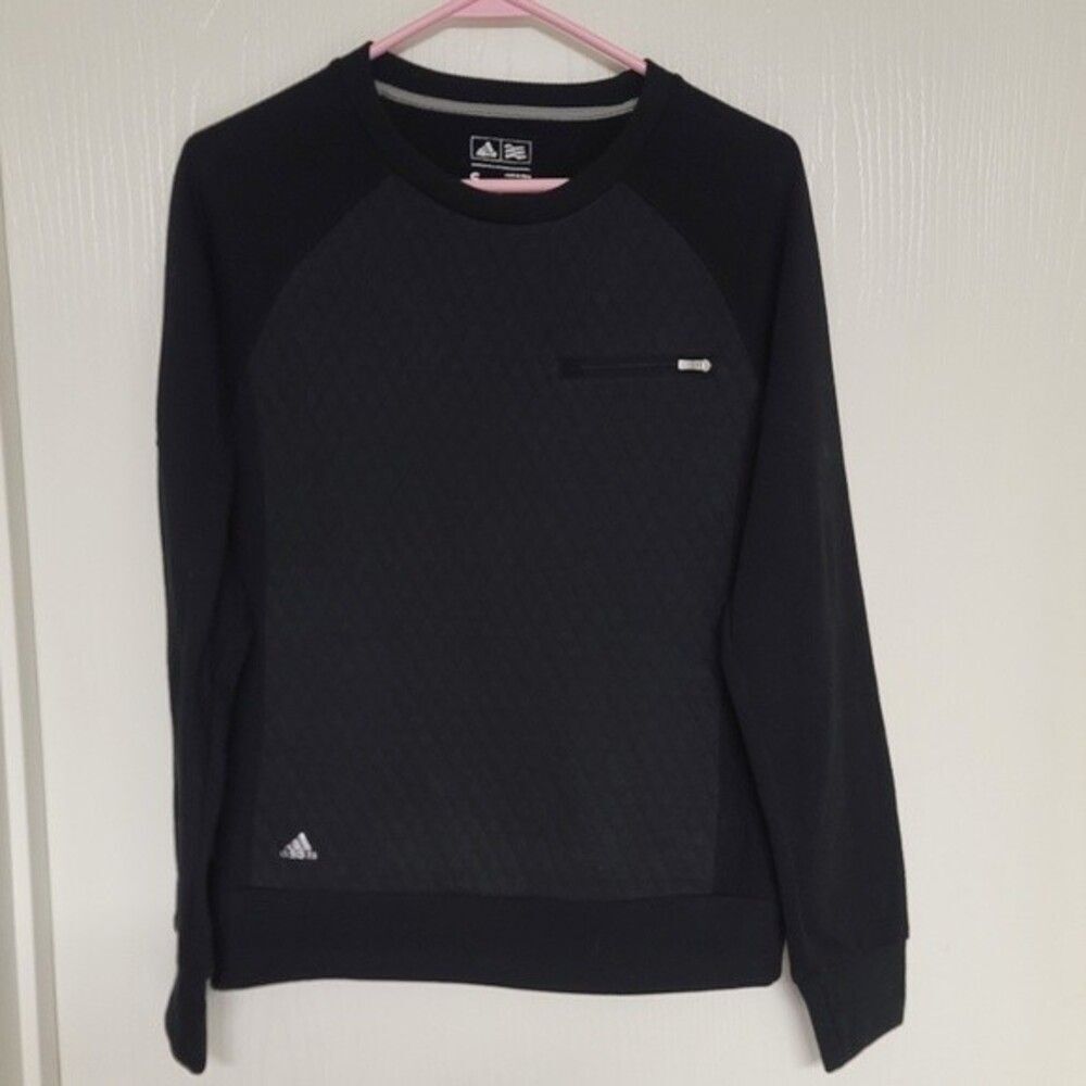~ womens black Adidas two toned pullover sweatshirt - size s